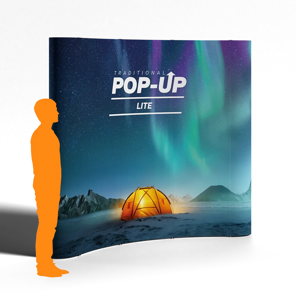 Traditional Pop-Up Lite (Curved, 3x3) 1